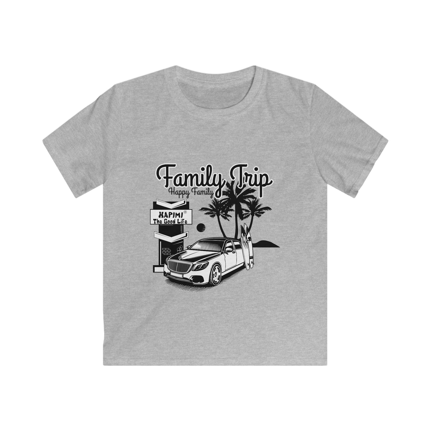 Family Trip Kids Softstyle Tee