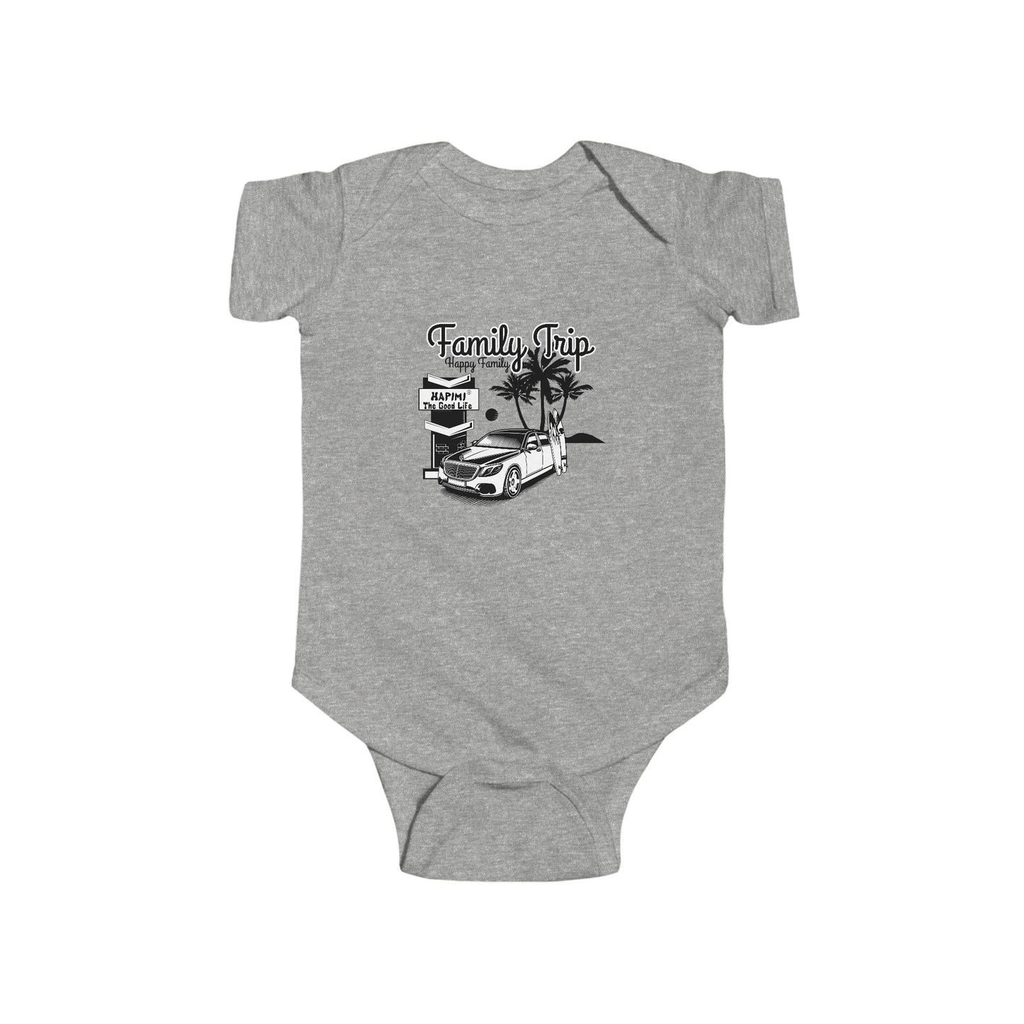 Family Trip Infant Jersey Bodysuit