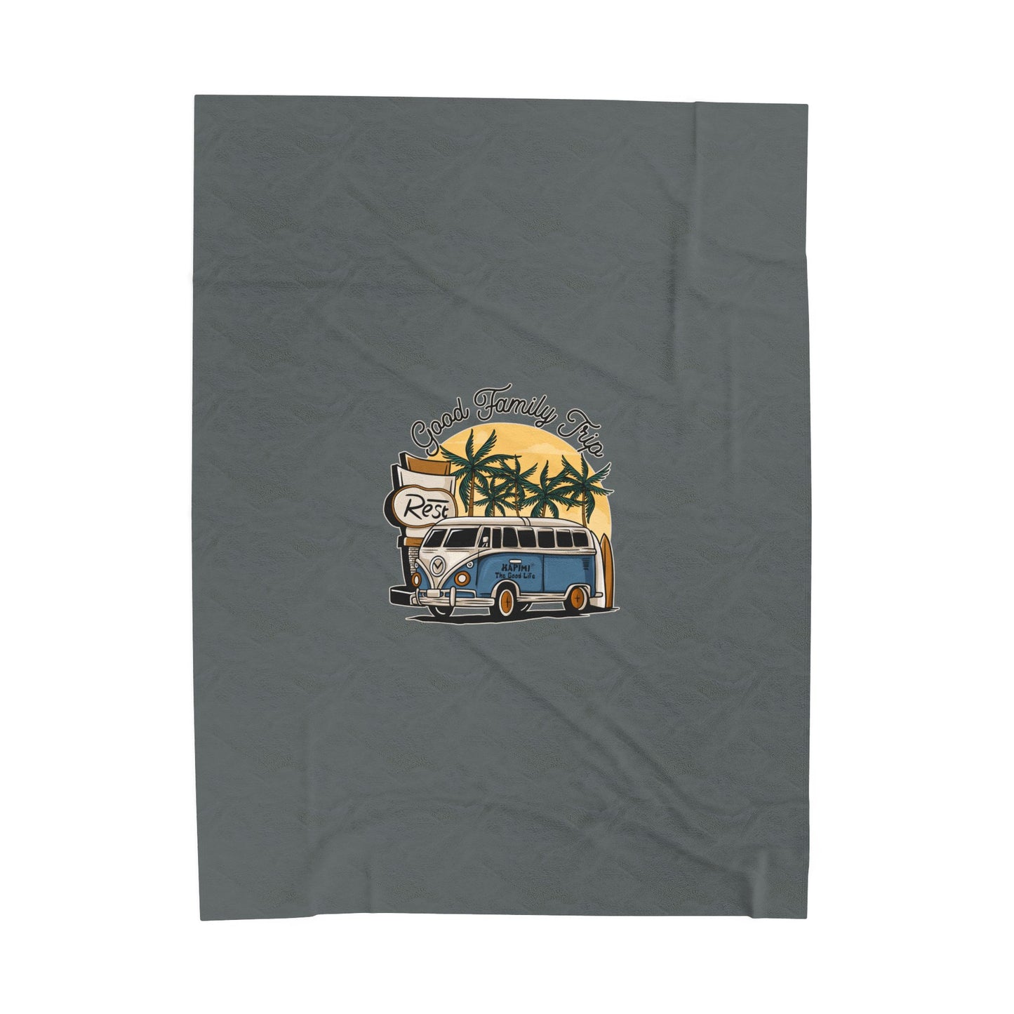 Good Family Trip Velveteen Plush Blanket