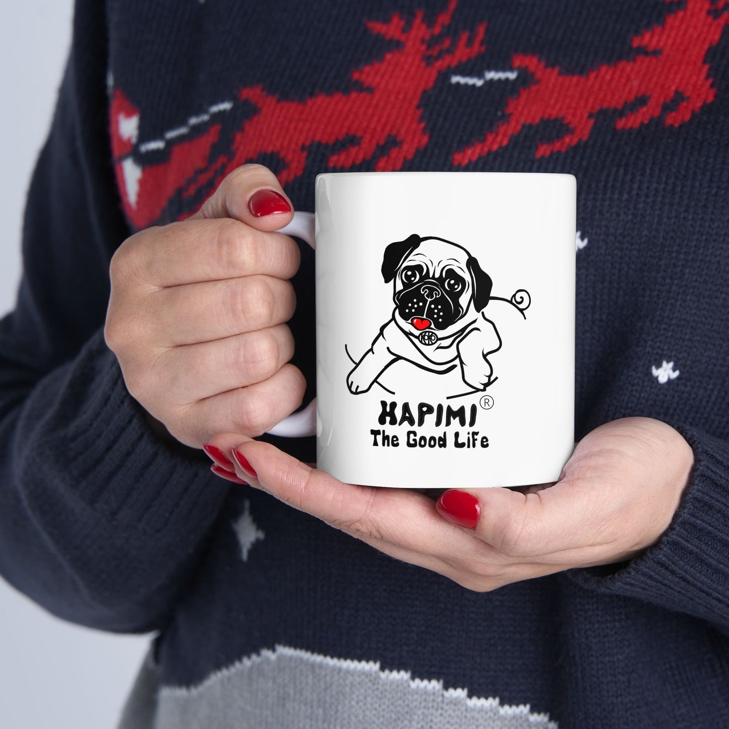 HAPIMI Ceramic Coffee Mug – 11oz & 15oz