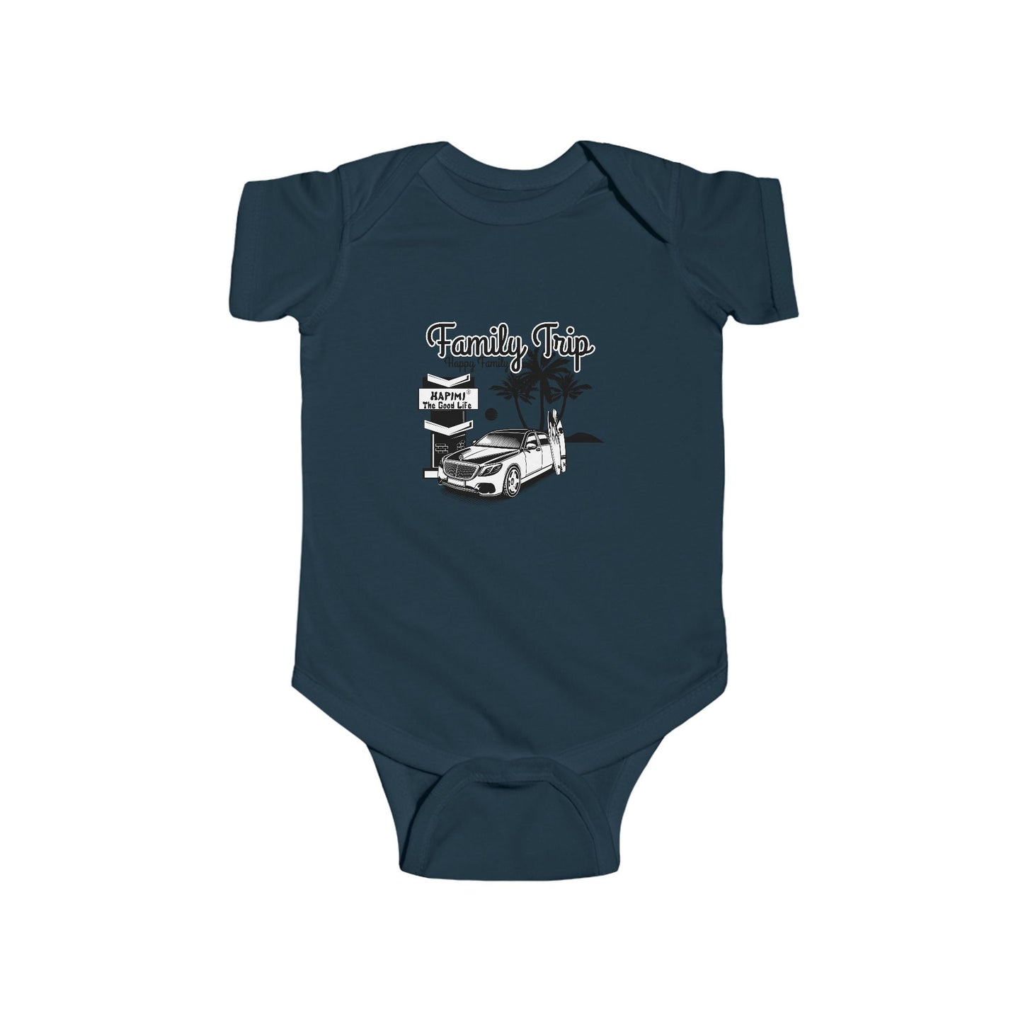 Family Trip Infant Jersey Bodysuit