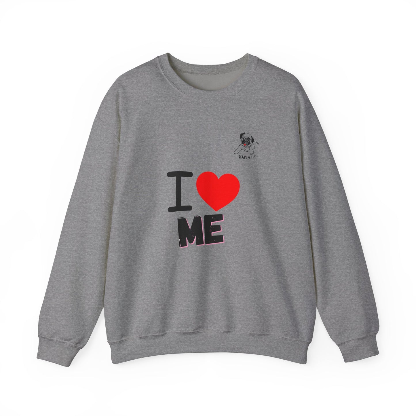 HAPIMI "I Love Me" Collection – Unisex Crewneck Sweatshirt
