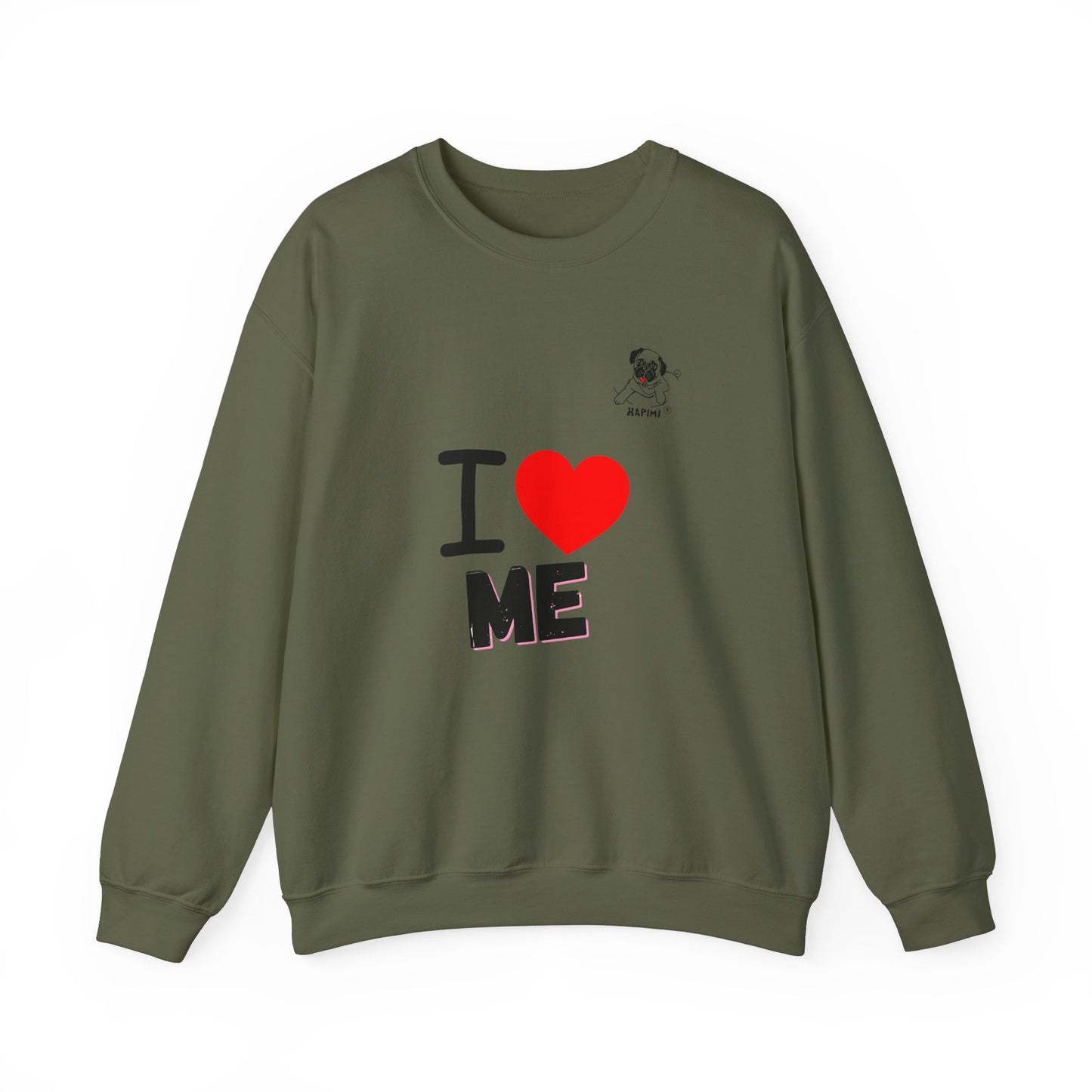 HAPIMI "I Love Me" Collection – Unisex Crewneck Sweatshirt