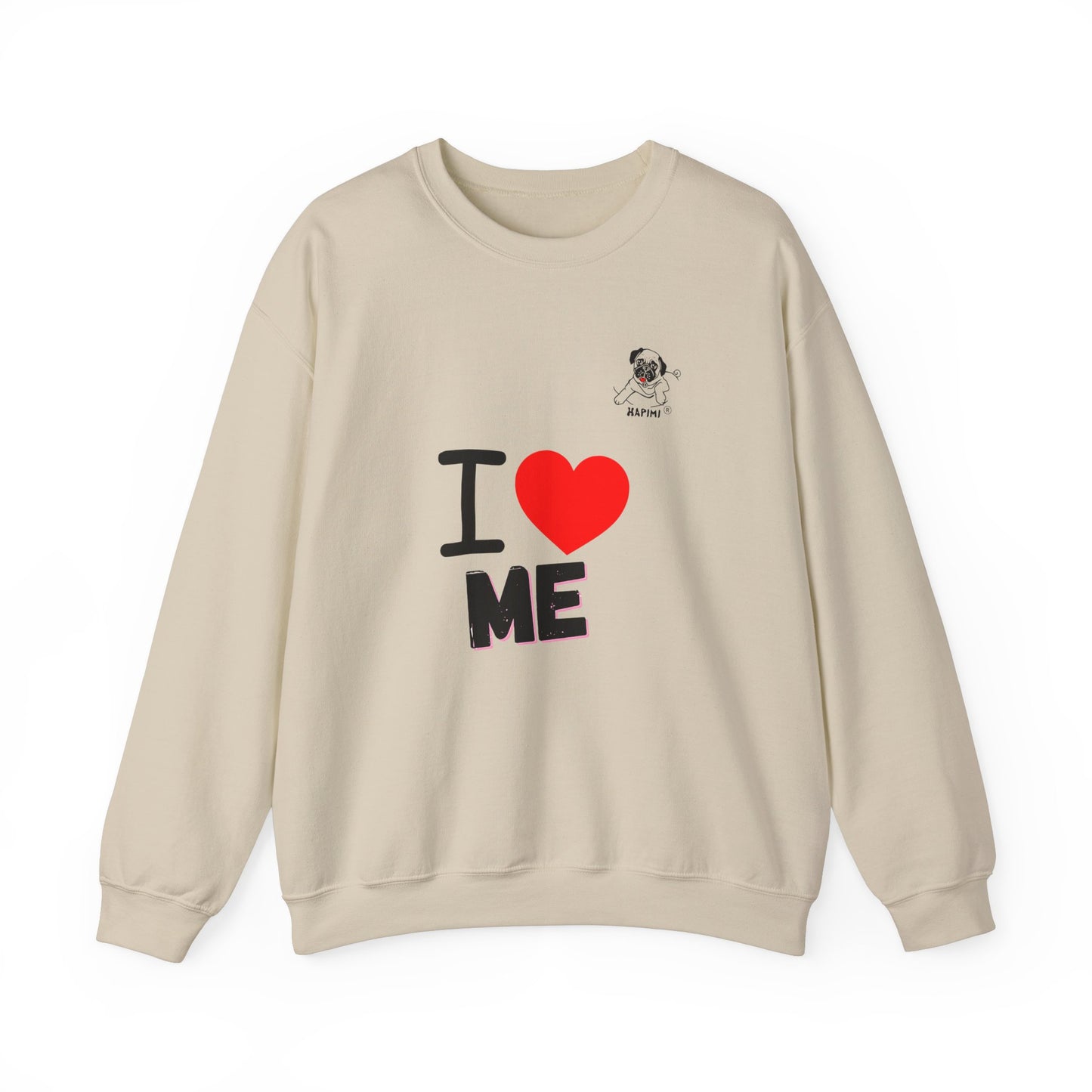 HAPIMI "I Love Me" Collection – Unisex Crewneck Sweatshirt