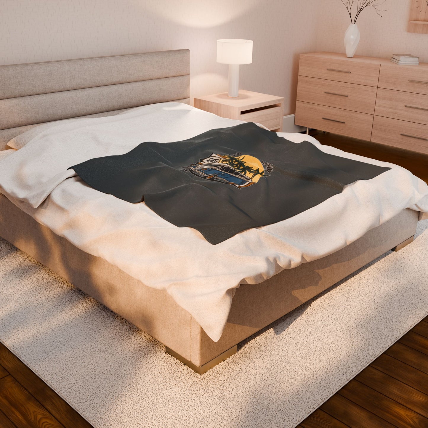 Good Family Trip Velveteen Plush Blanket