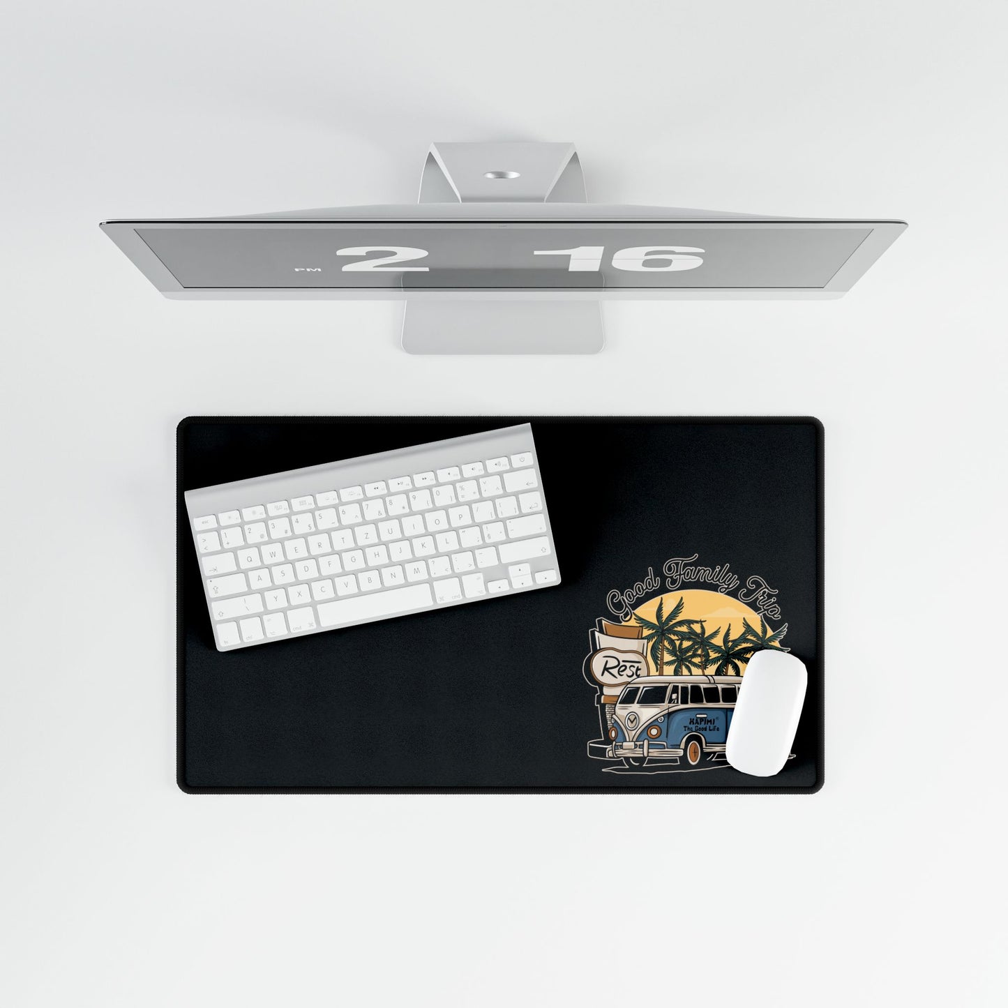 HAPIMI Good Family Trip – Premium Desk Mat