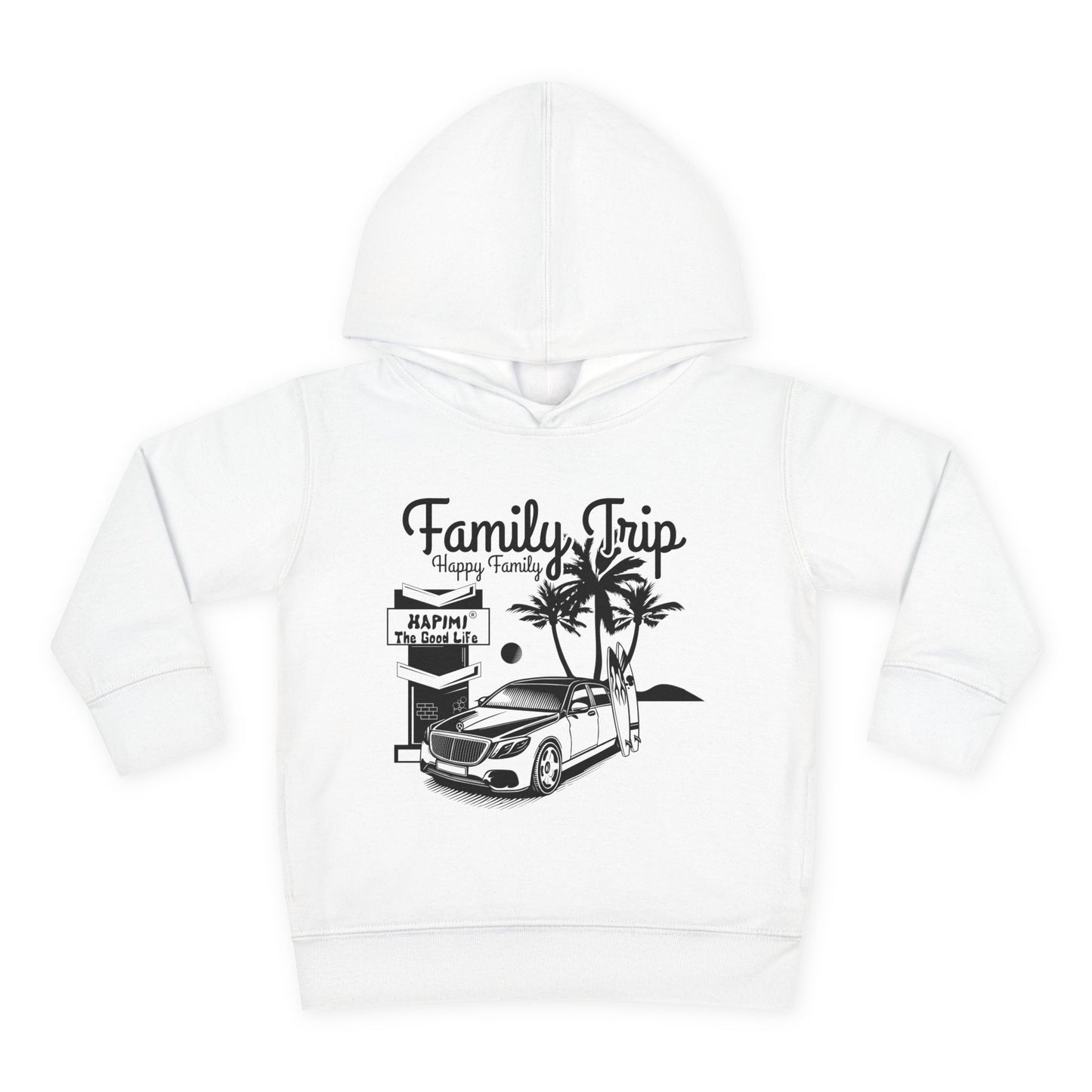 Family Trip Toddler Pullover Fleece Hoodie