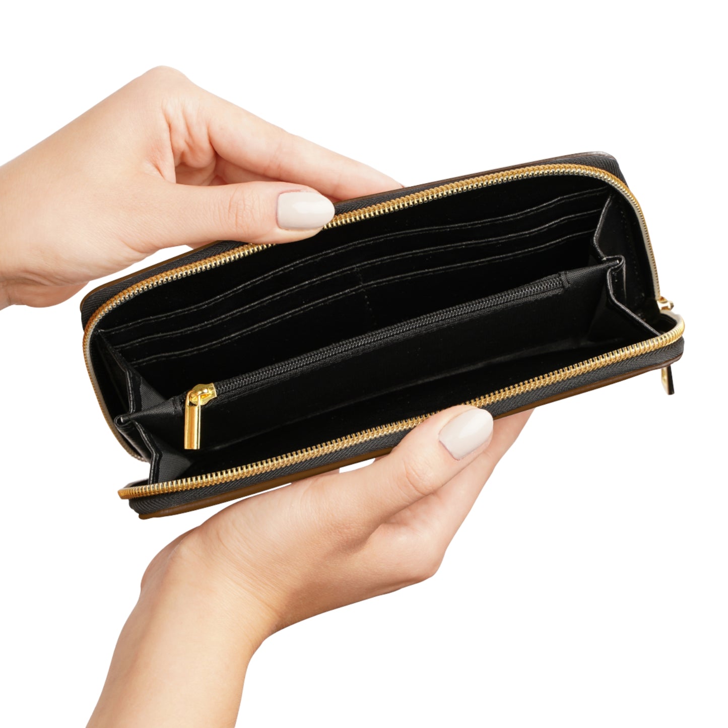 Good Family Trip HAPIMI – Signature Faux Leather Wallet