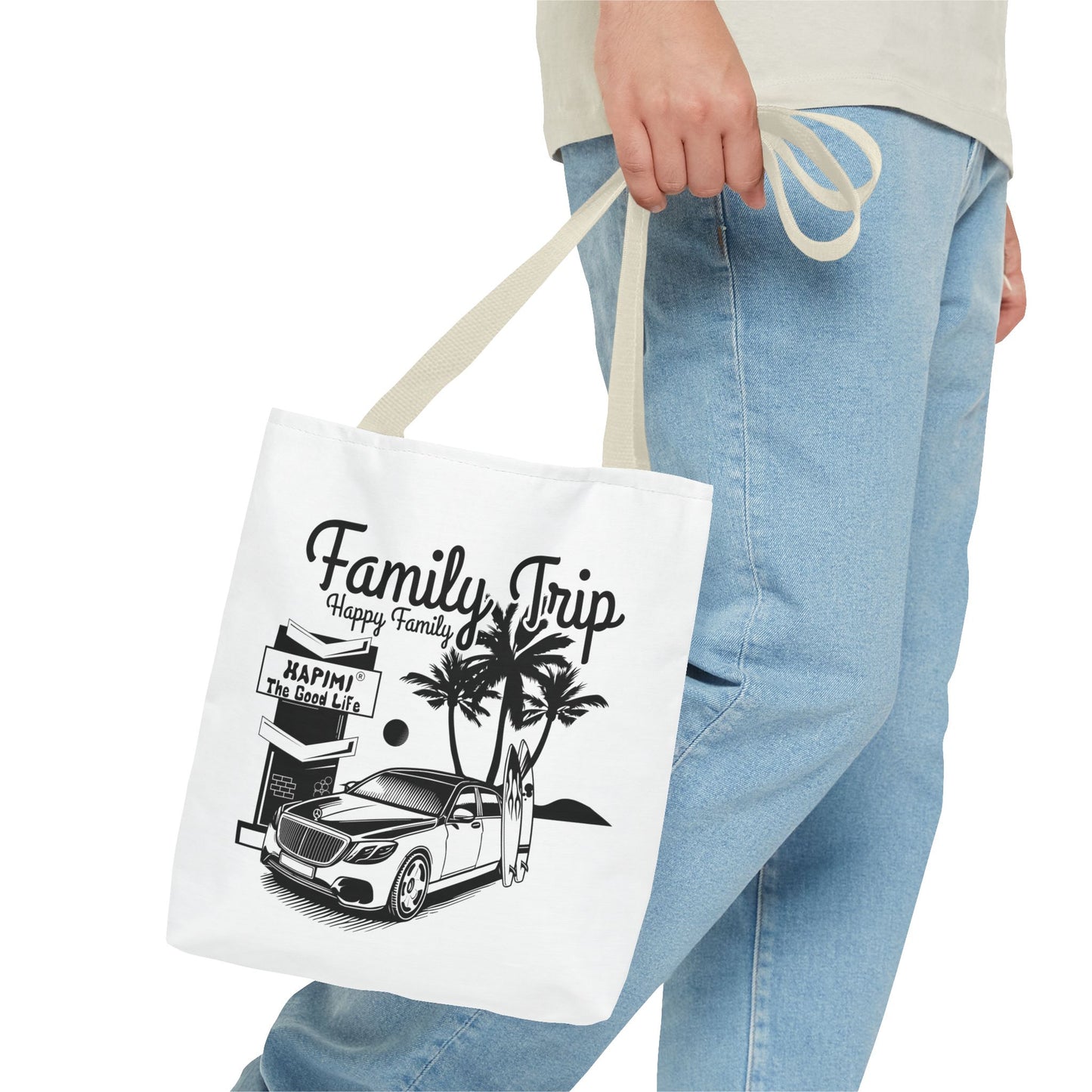Family Trip Tote Bag (AOP)