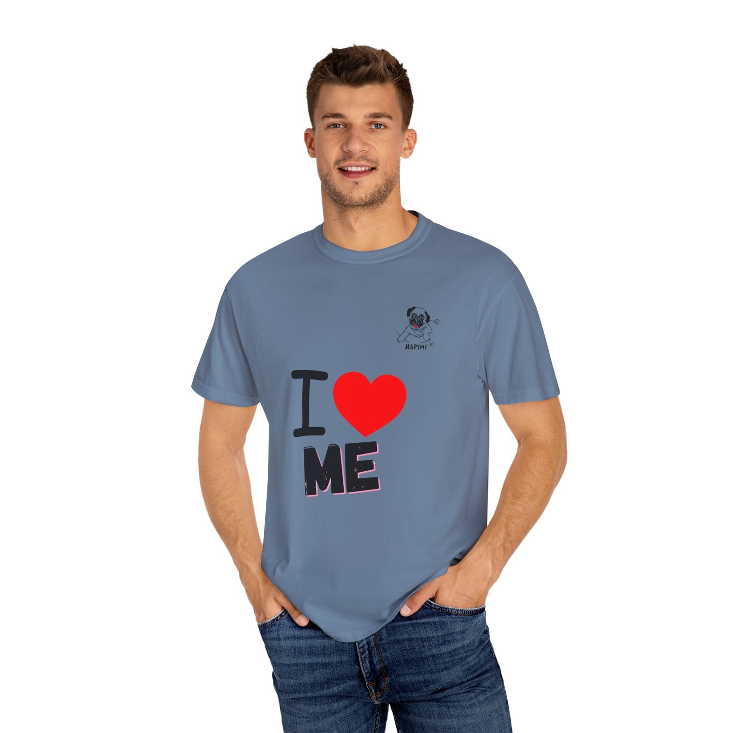 HAPIMI "I Love Me" Collection – Comfort Colors Garment-Dyed Tee