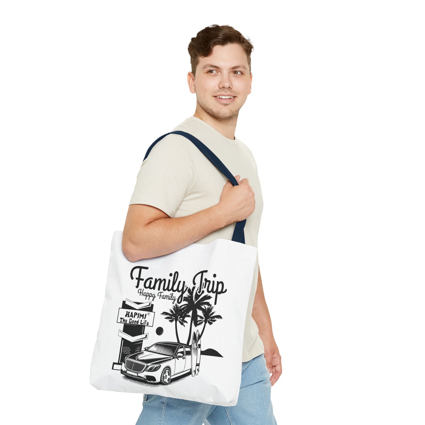 Family Trip Tote Bag (AOP)