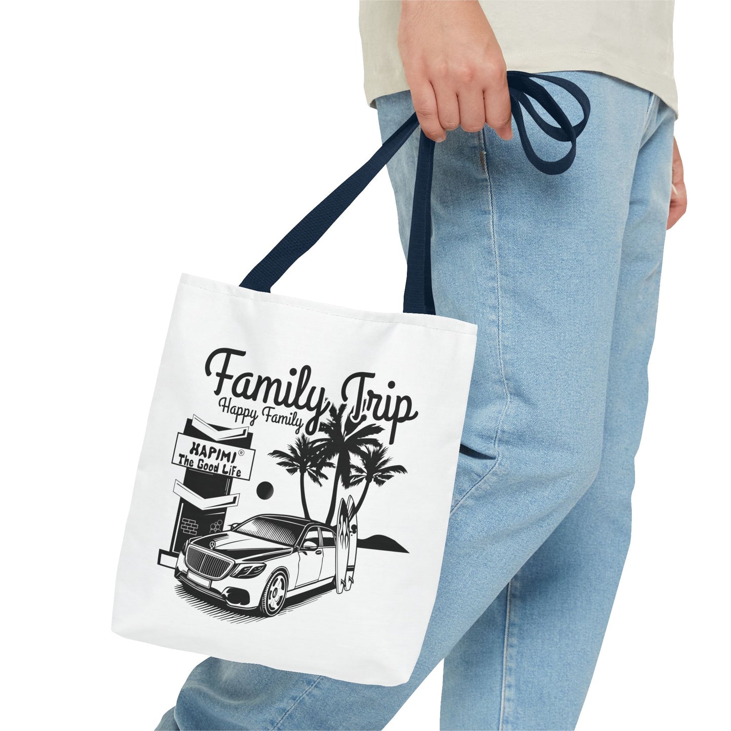 Family Trip Tote Bag (AOP)