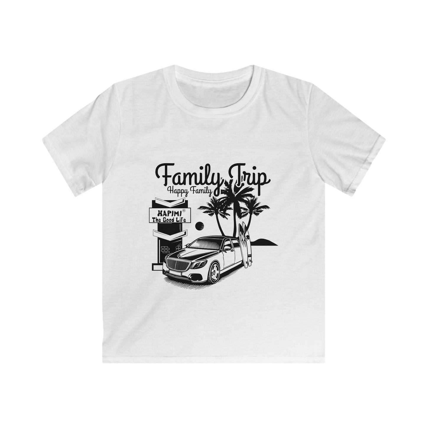 Family Trip Kids Softstyle Tee