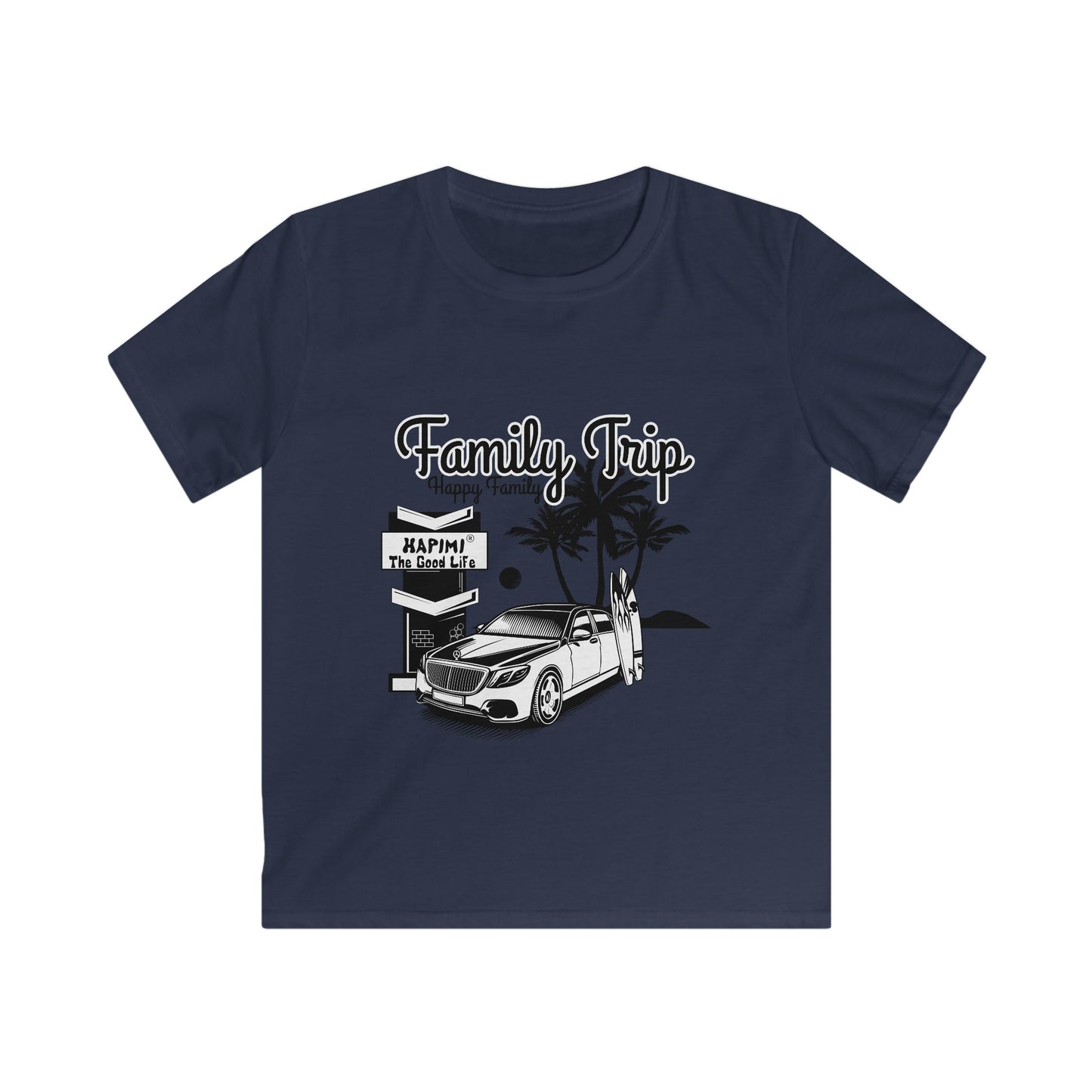 Family Trip Kids Softstyle Tee