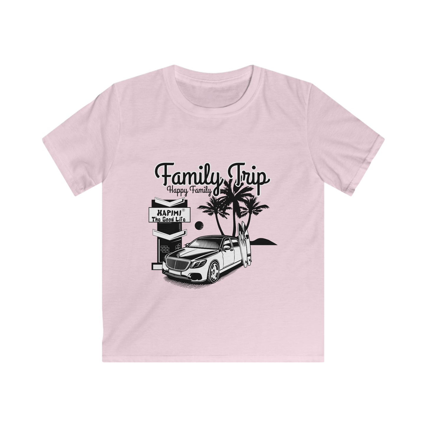 Family Trip Kids Softstyle Tee