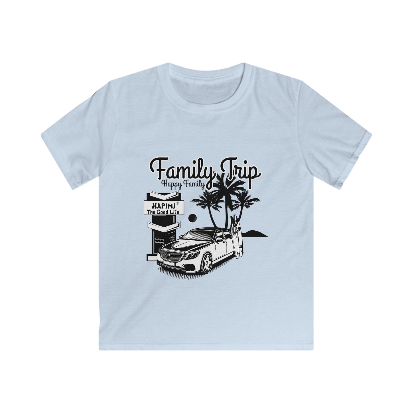 Family Trip Kids Softstyle Tee