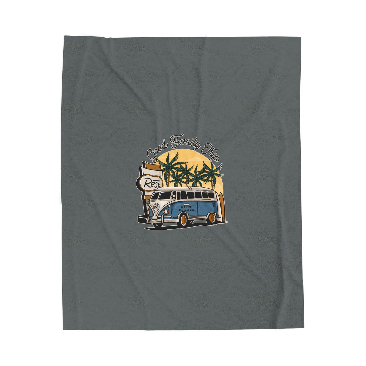 Good Family Trip Velveteen Plush Blanket