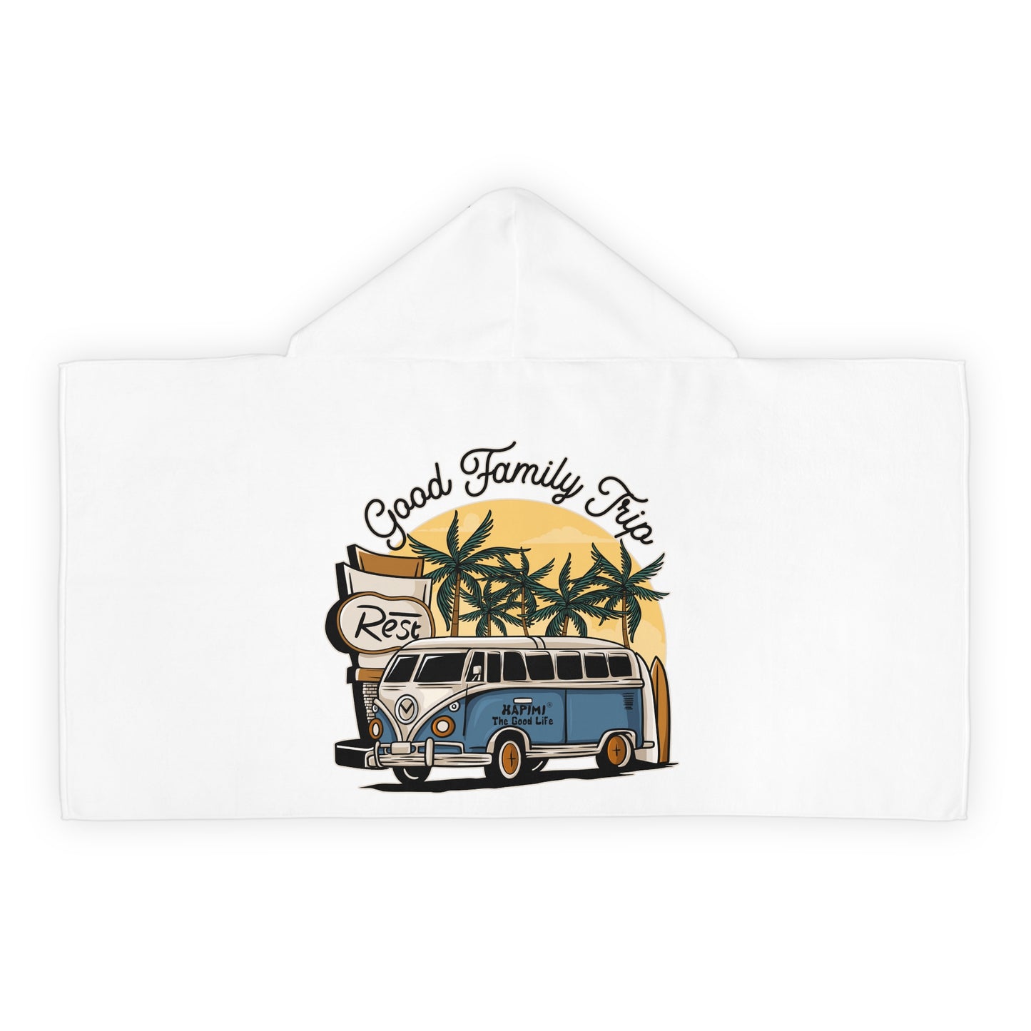 Good Family Trip HAPIMI – Kids Towel Hoodie