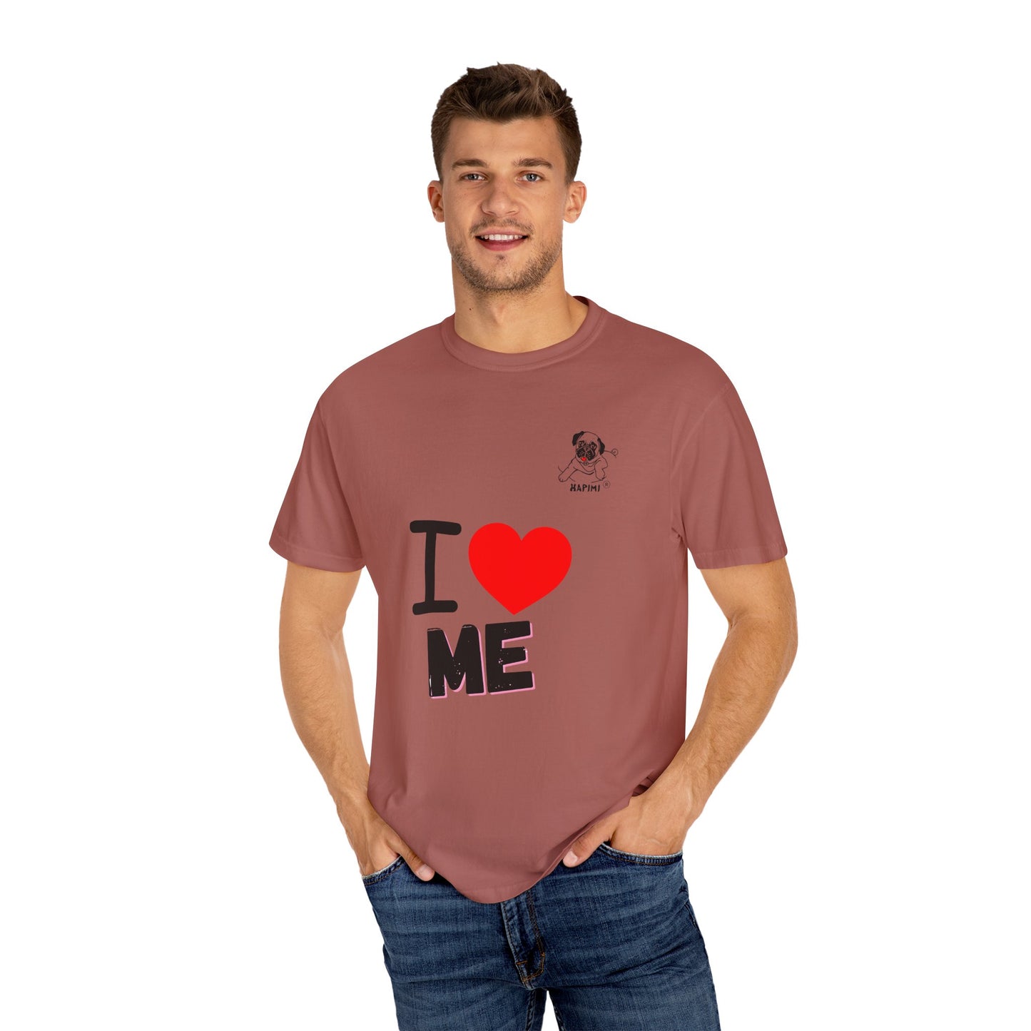 HAPIMI "I Love Me" Collection – Comfort Colors Garment-Dyed Tee