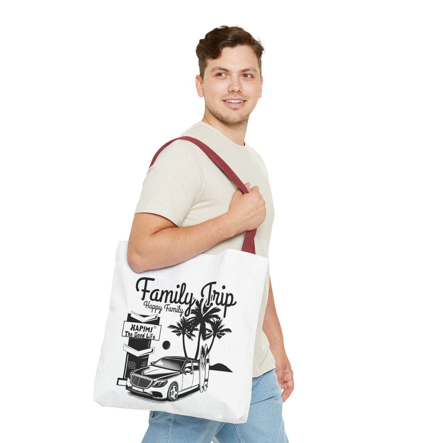Family Trip Tote Bag (AOP)