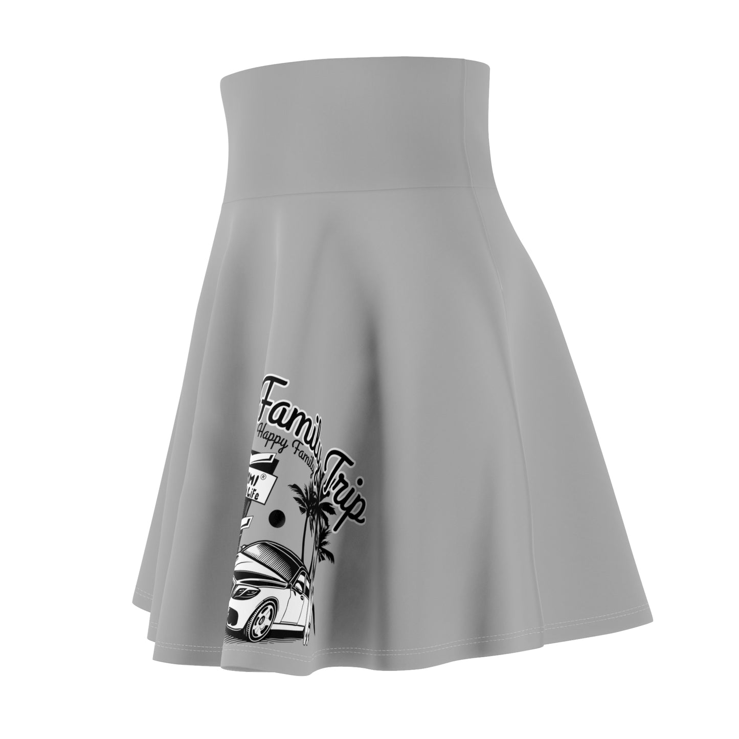 Family Trip Women's Skater Skirt (AOP)