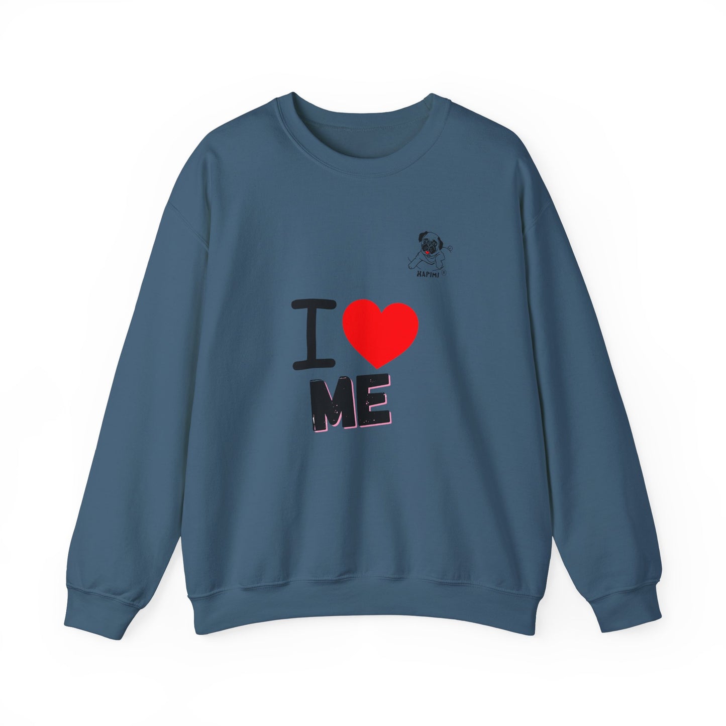 HAPIMI "I Love Me" Collection – Unisex Crewneck Sweatshirt
