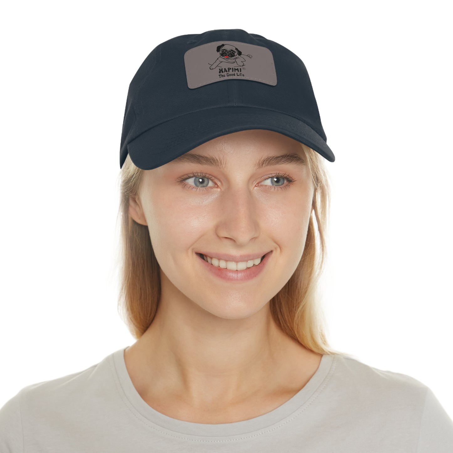 Hapimi Leather Patch Hat