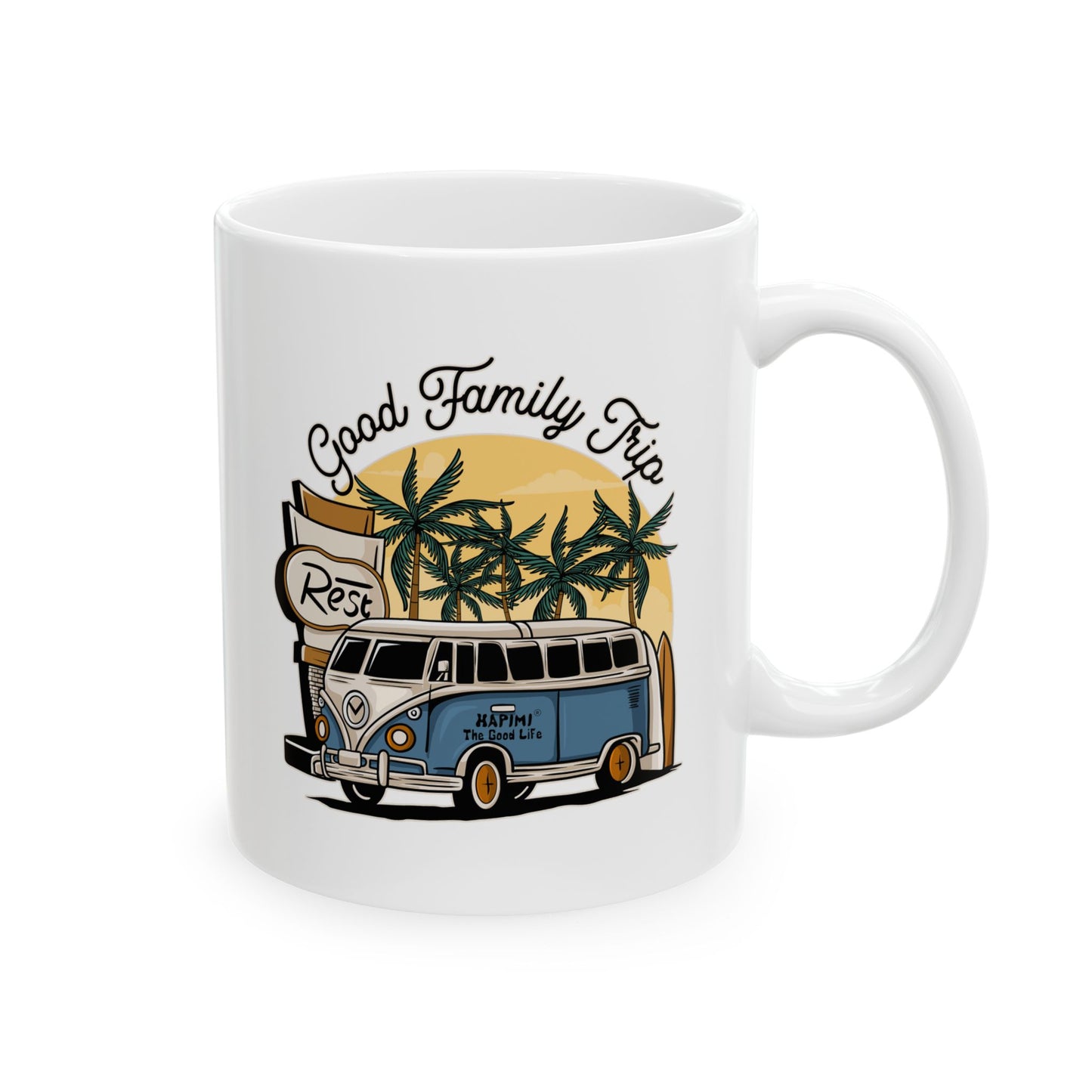 Good Family Trip Ceramic Mug, (11oz, 15oz)
