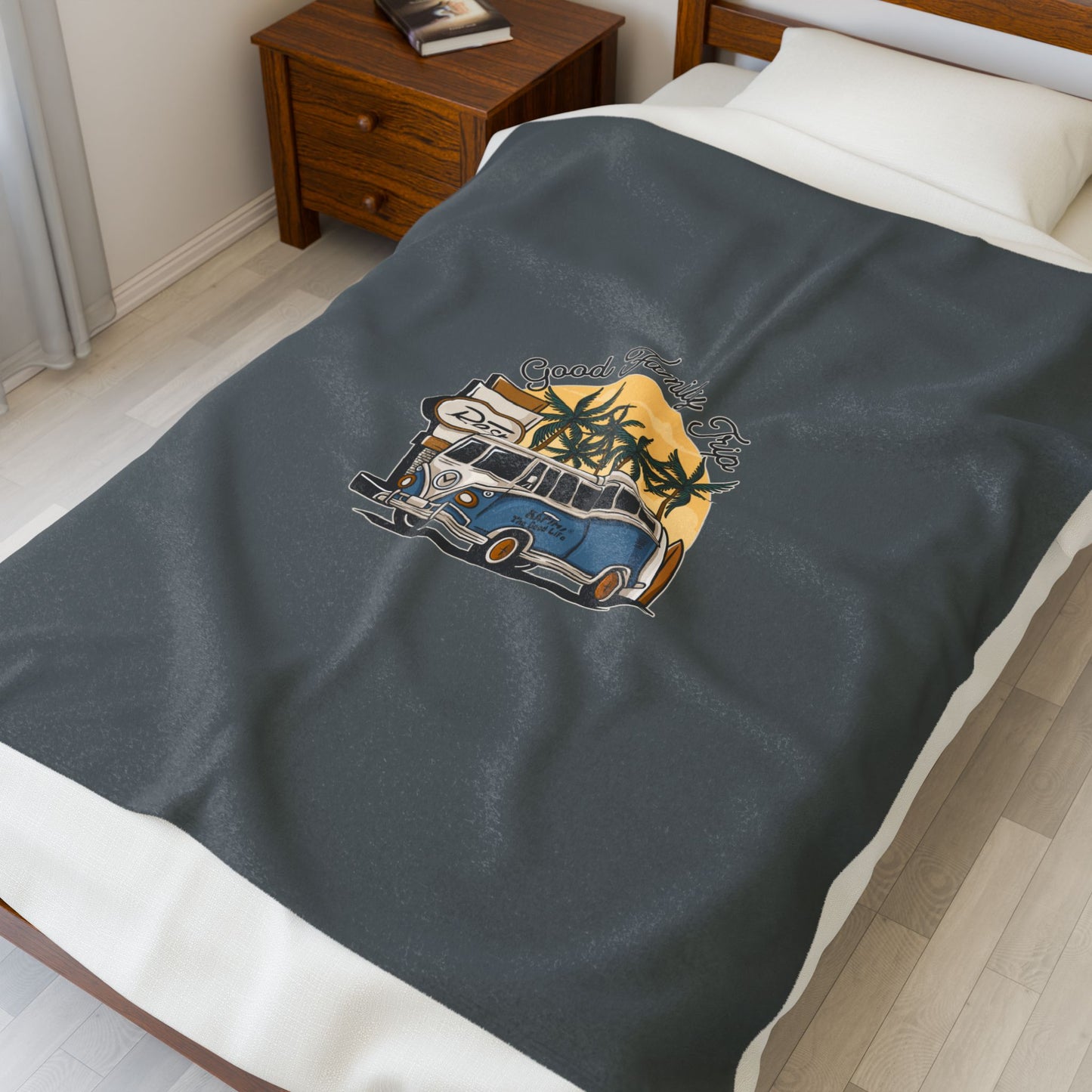 Good Family Trip Velveteen Plush Blanket