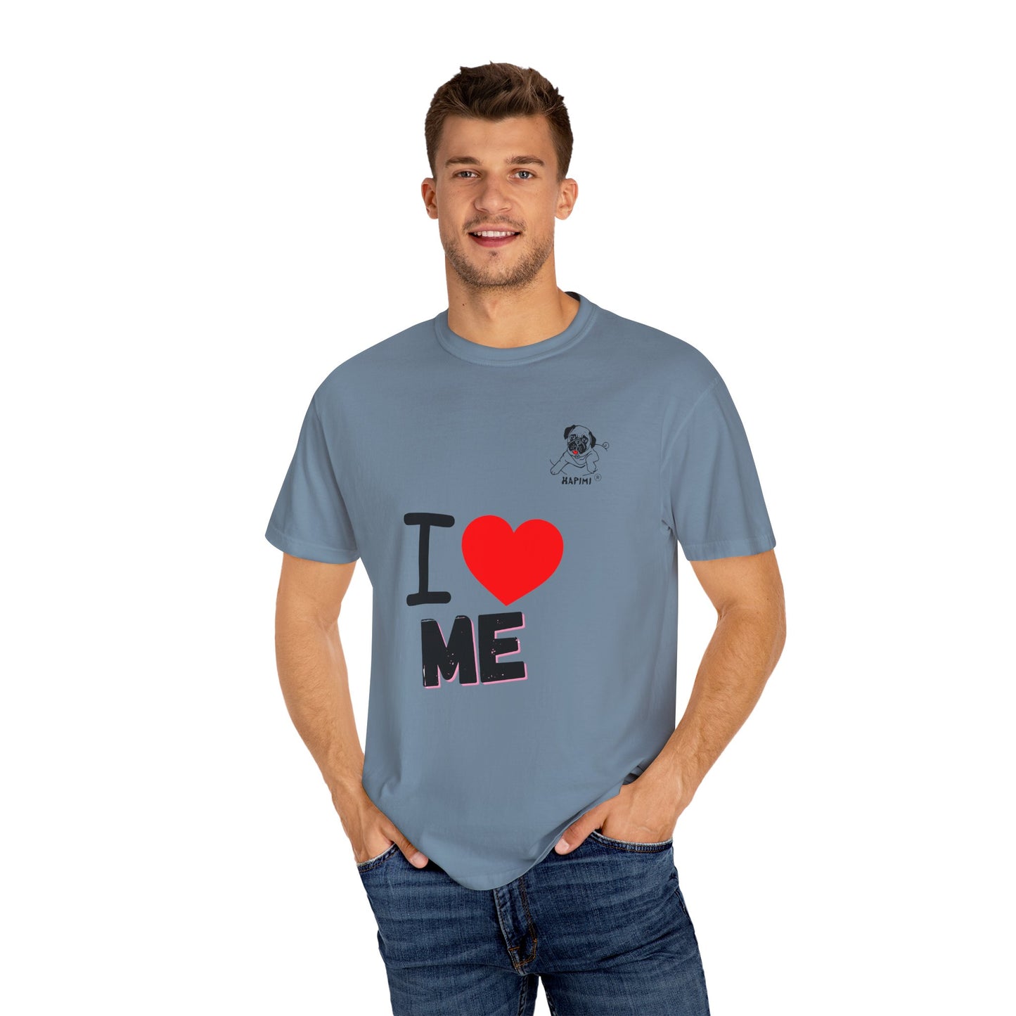 HAPIMI "I Love Me" Collection – Comfort Colors Garment-Dyed Tee