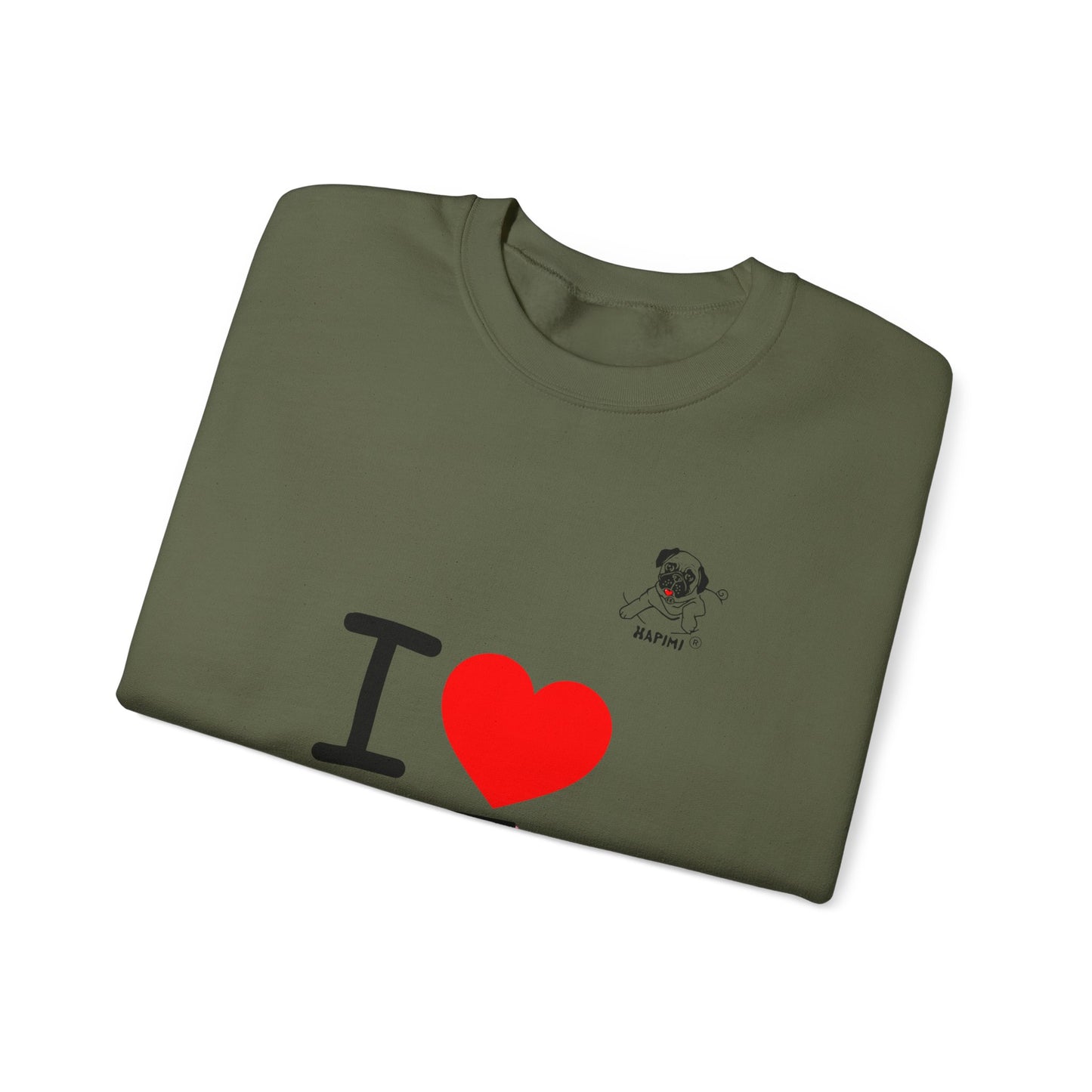 HAPIMI "I Love Me" Collection – Unisex Crewneck Sweatshirt