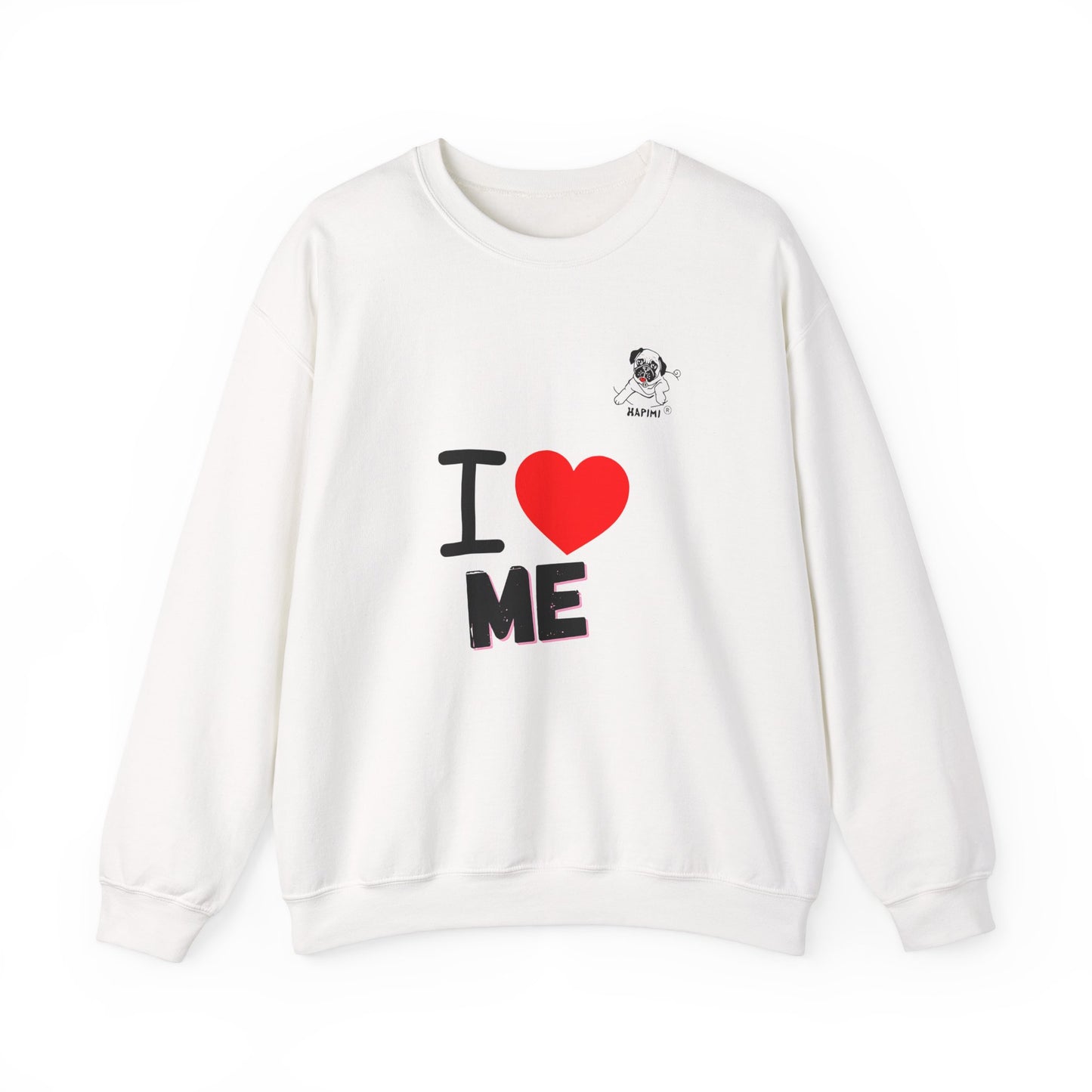 HAPIMI "I Love Me" Collection – Unisex Crewneck Sweatshirt