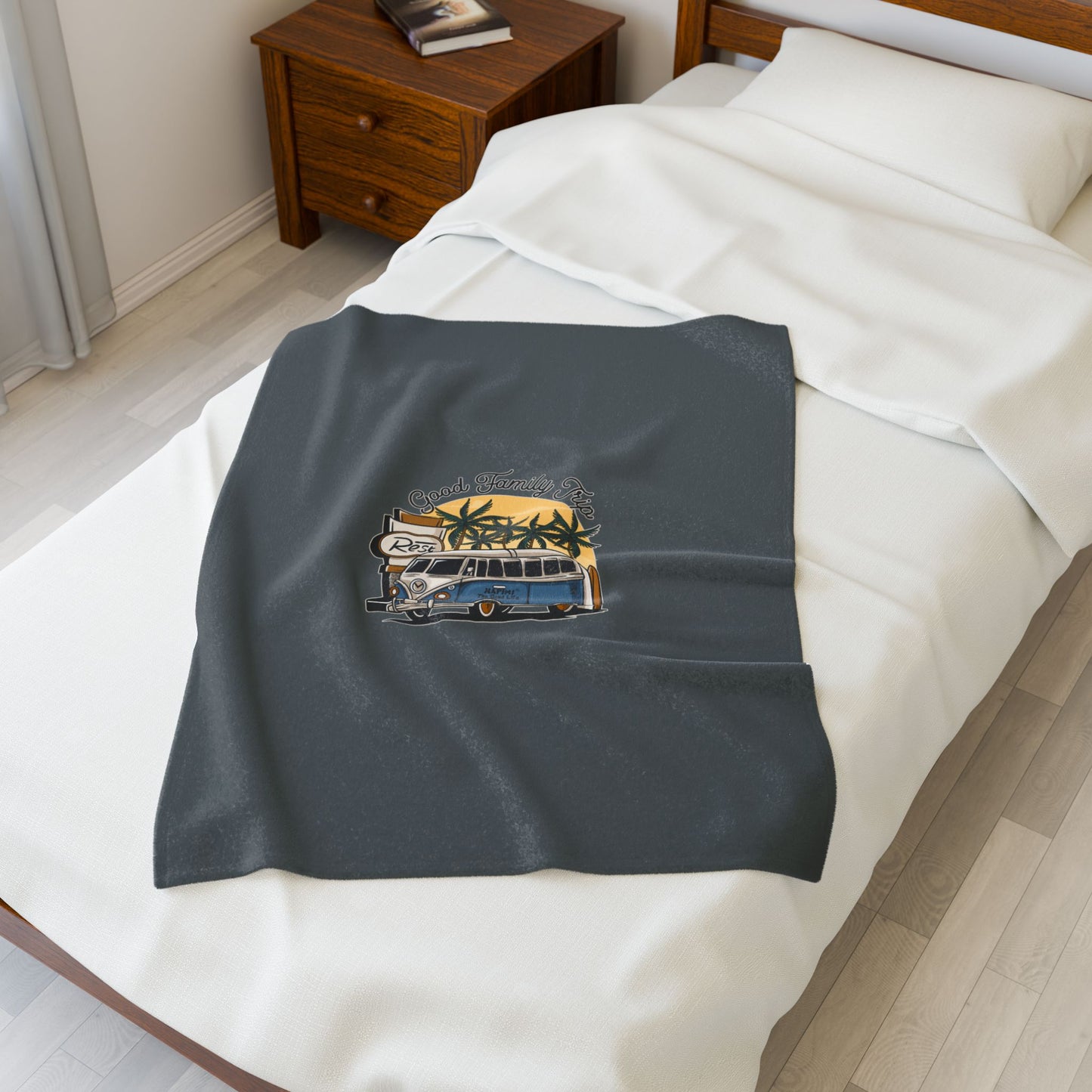 Good Family Trip Velveteen Plush Blanket