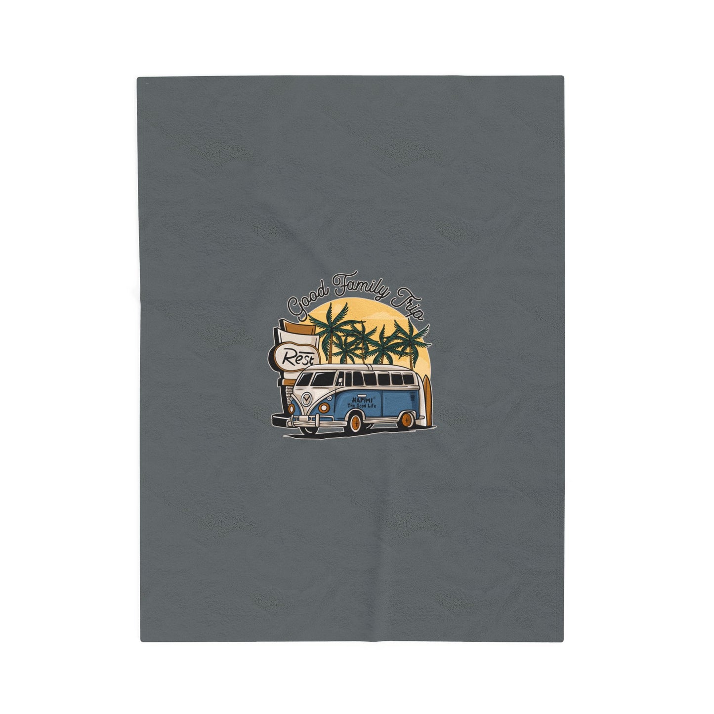 Good Family Trip Velveteen Plush Blanket