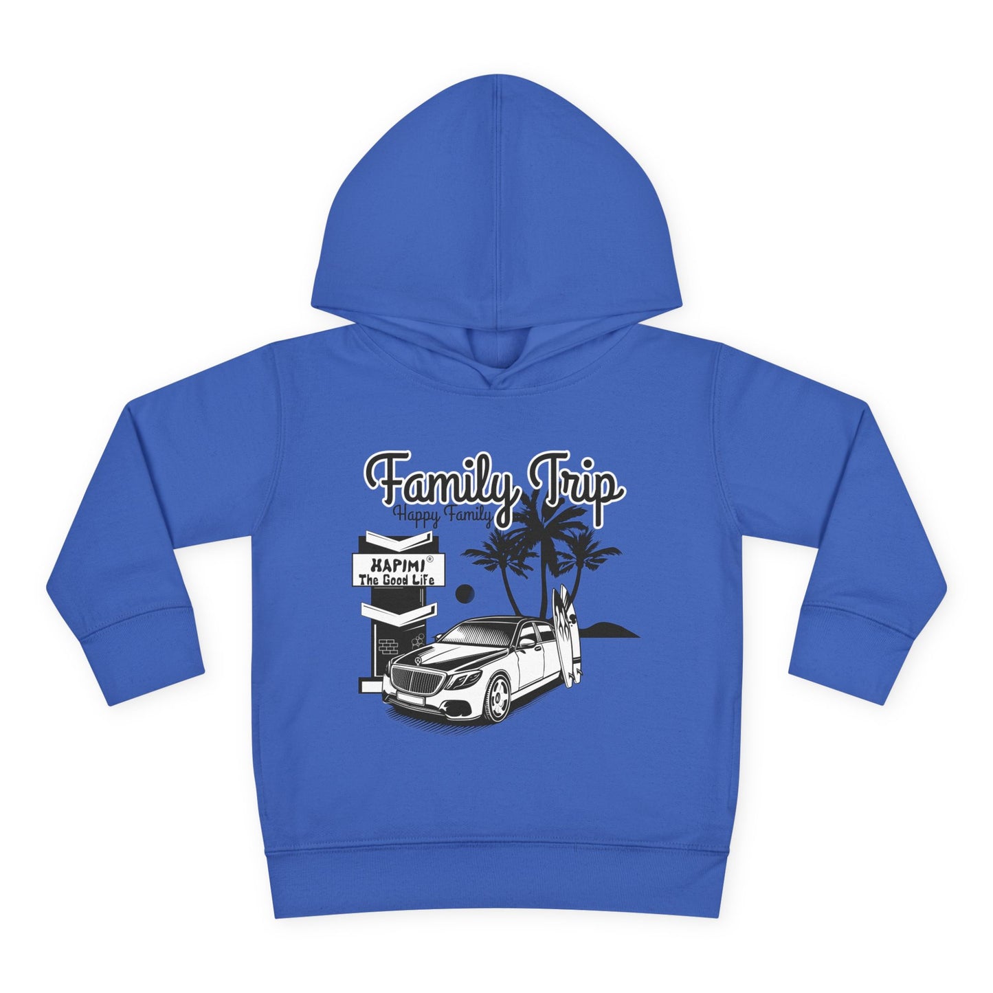 Family Trip Toddler Pullover Fleece Hoodie