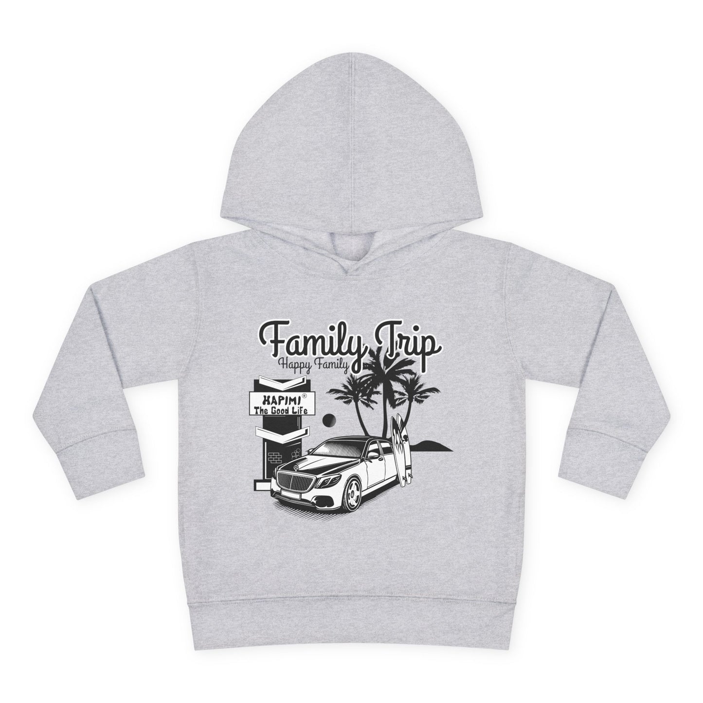 Family Trip Toddler Pullover Fleece Hoodie