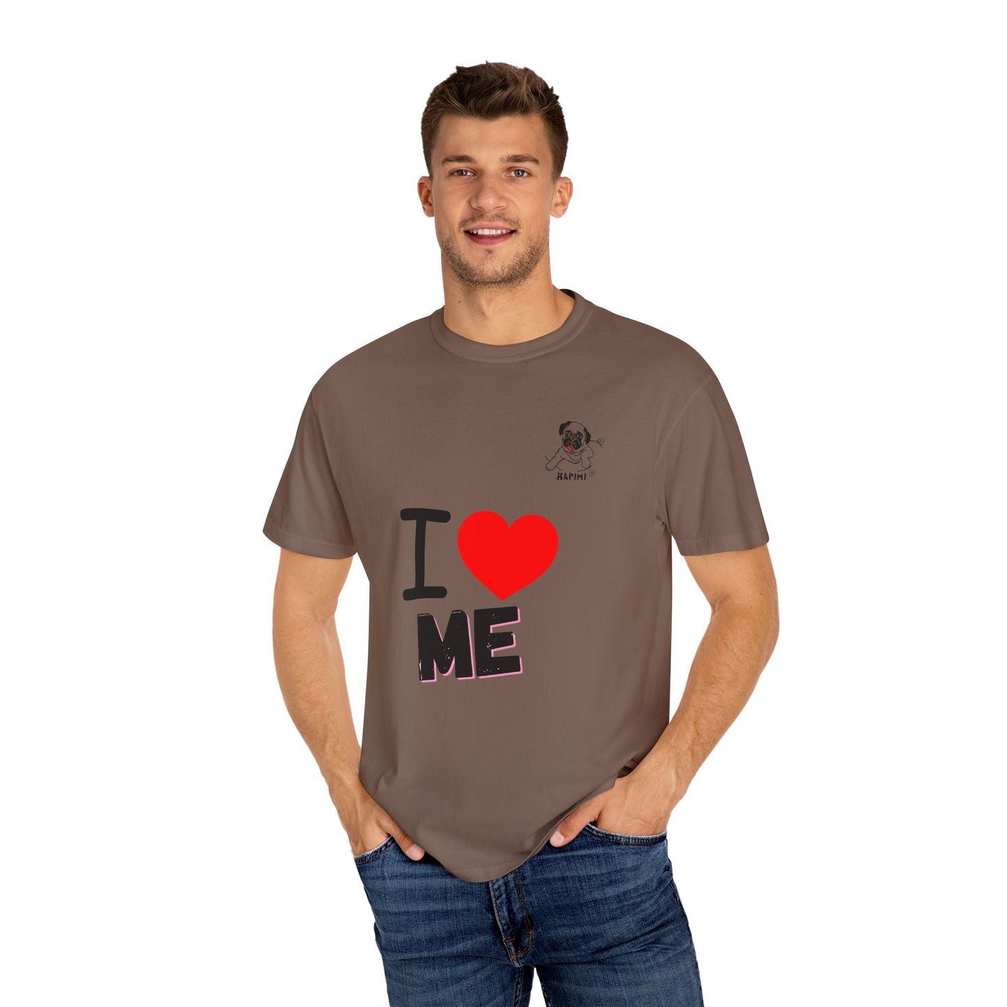 HAPIMI "I Love Me" Collection – Comfort Colors Garment-Dyed Tee