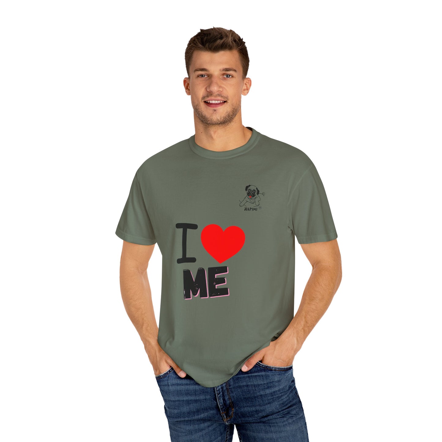 HAPIMI "I Love Me" Collection – Comfort Colors Garment-Dyed Tee