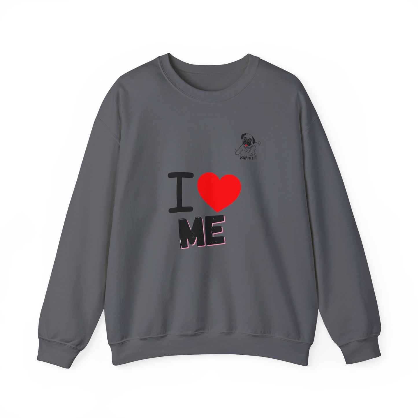 HAPIMI "I Love Me" Collection – Unisex Crewneck Sweatshirt
