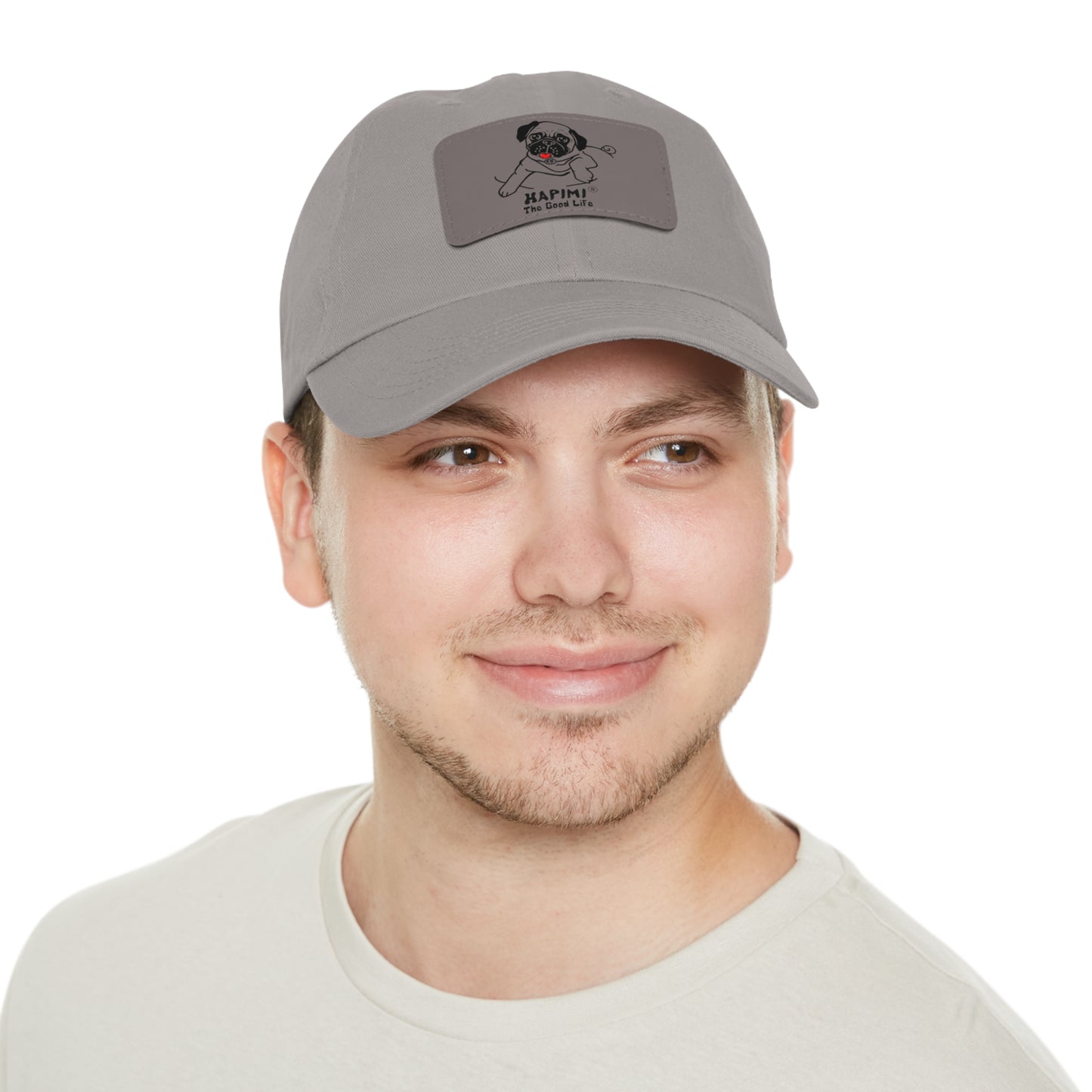 Hapimi Leather Patch Hat