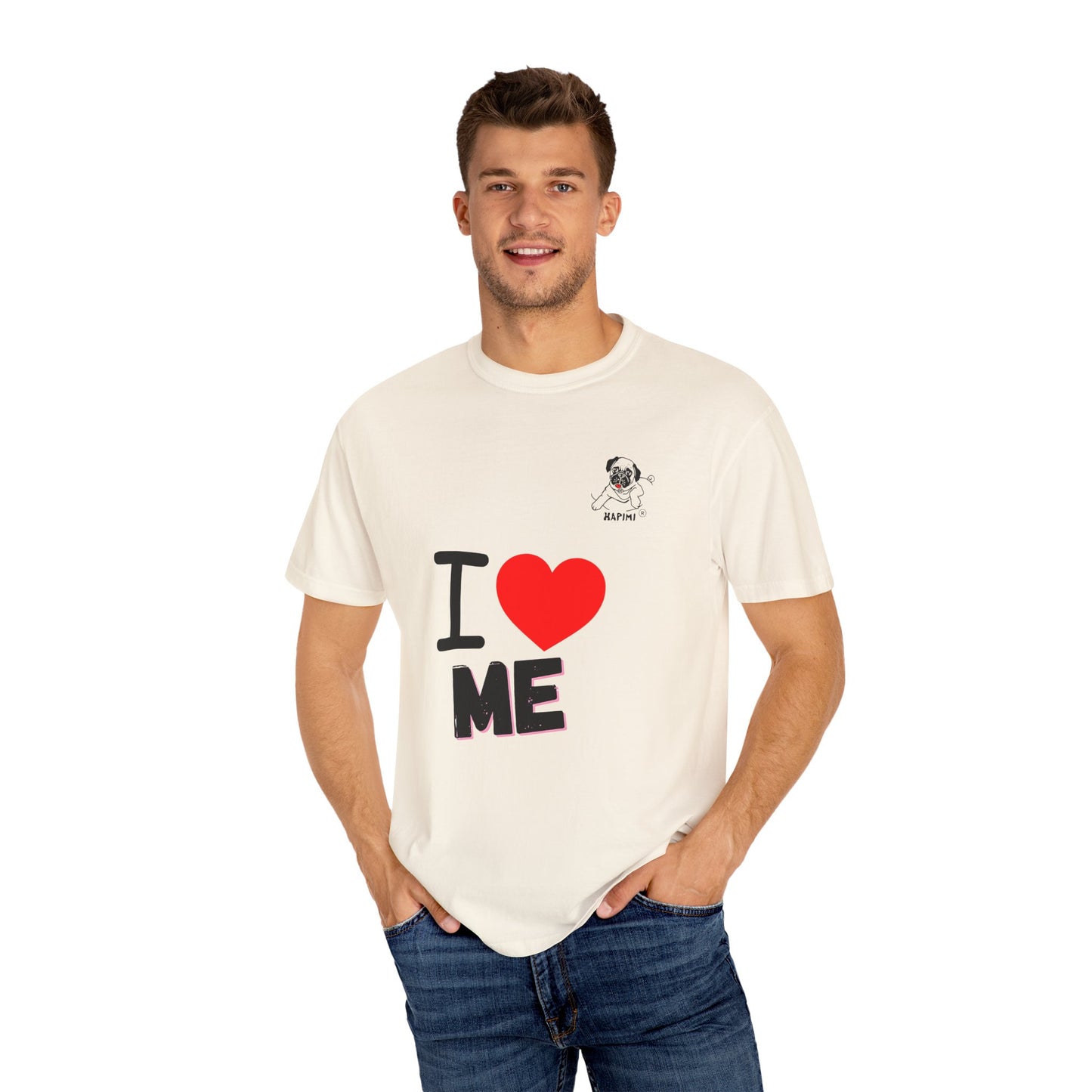 HAPIMI "I Love Me" Collection – Comfort Colors Garment-Dyed Tee