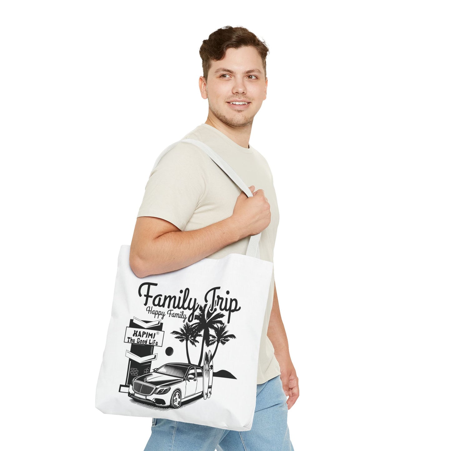 Family Trip Tote Bag (AOP)