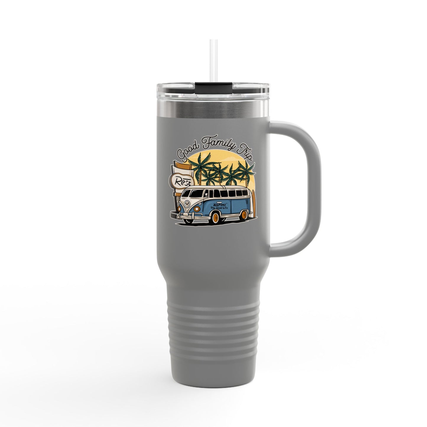 Good Family Trip Insulated Travel Mug, 40oz