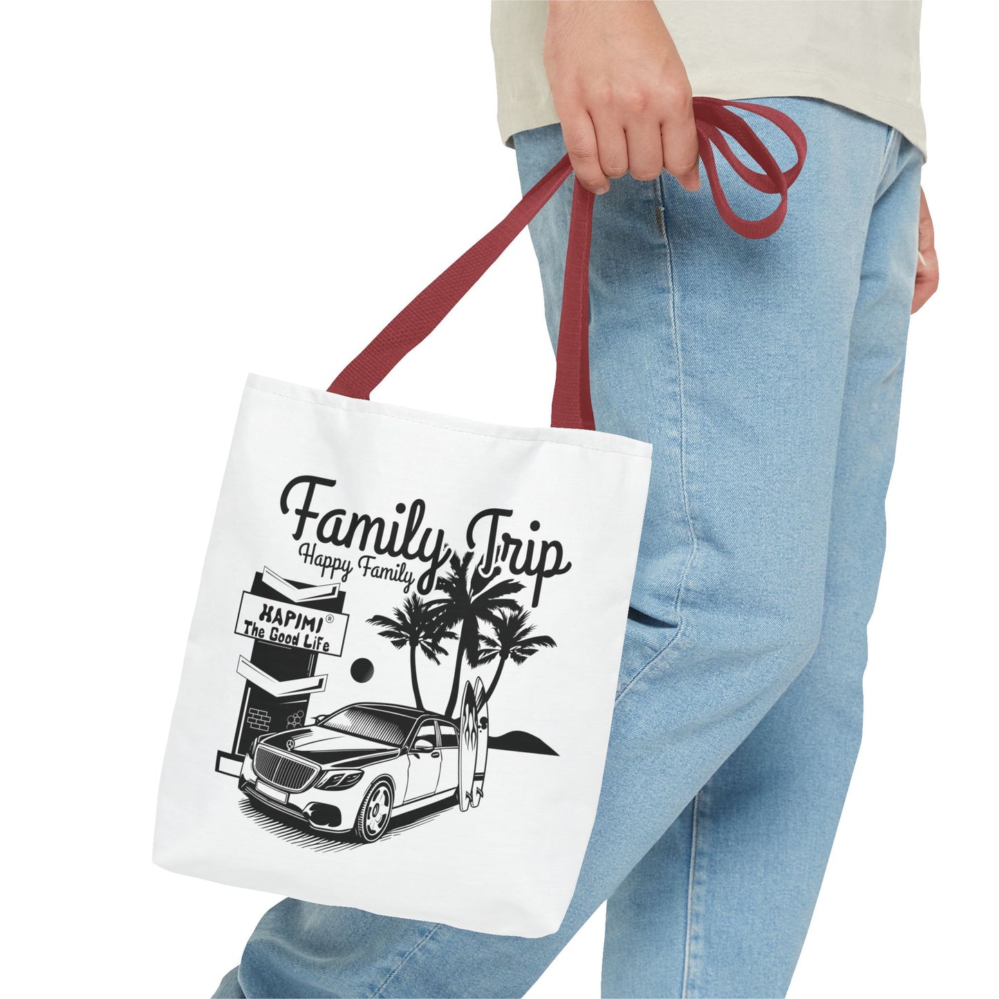 Family Trip Tote Bag (AOP)