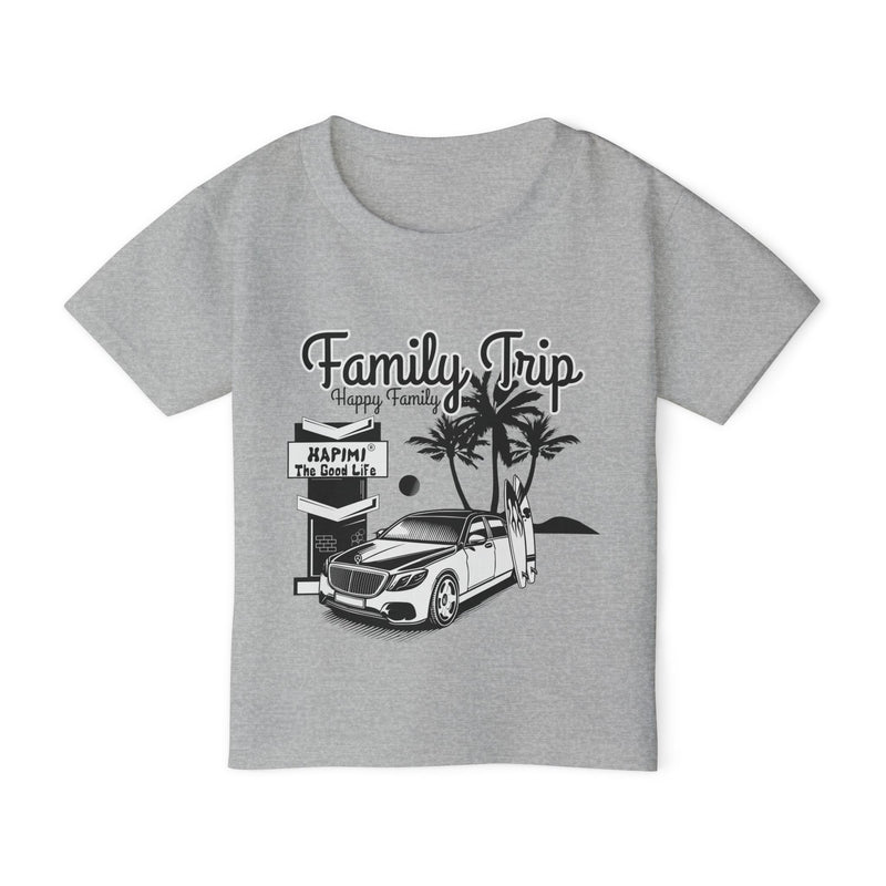 HAPIMI Family Trip Toddler T-Shirt – Soft, Stylish, and Eco-Friendly