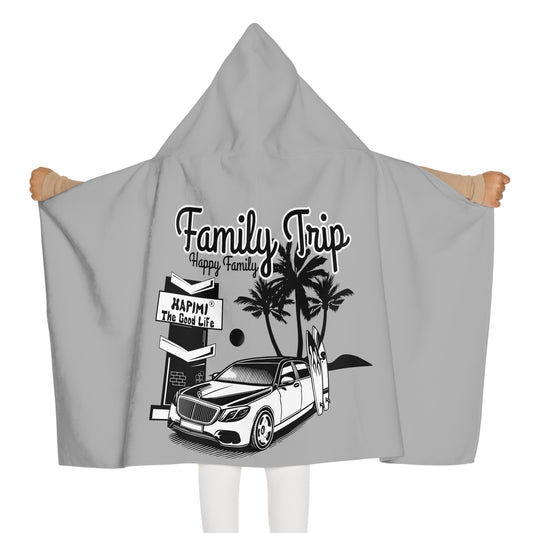 Family Trip Youth Hooded Towel