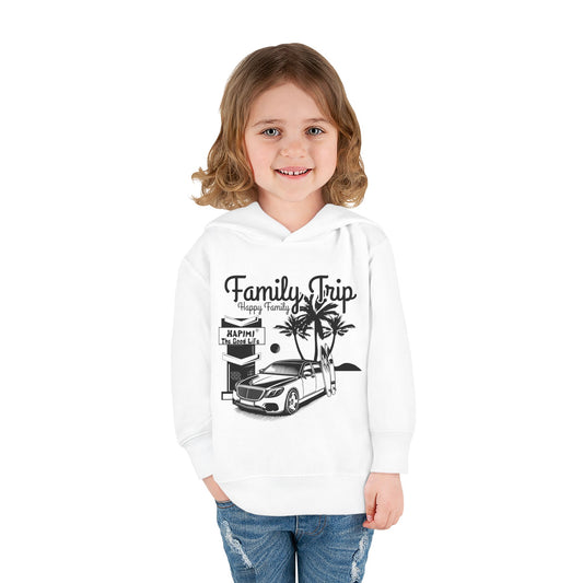 Family Trip Toddler Pullover Fleece Hoodie