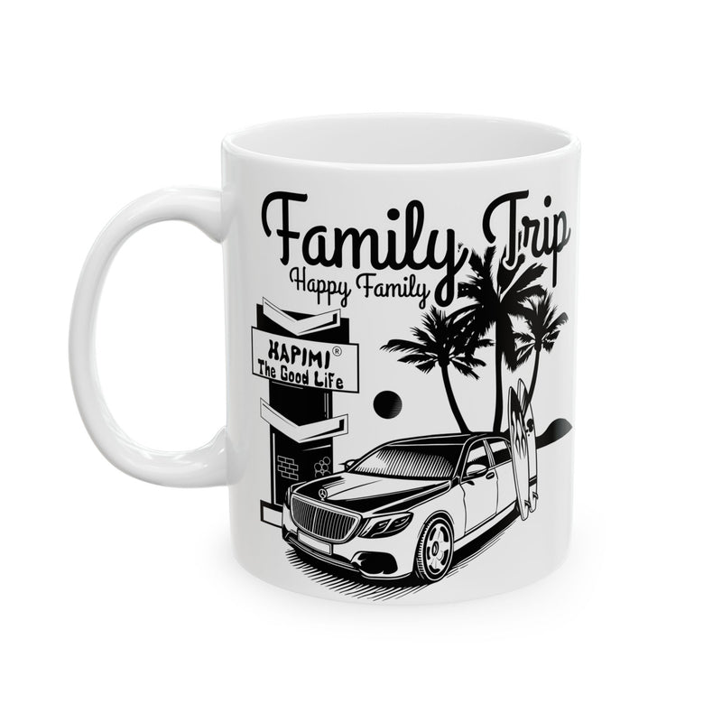 Family Trip Ceramic Coffee Mug – Sip in Style (11oz, 15oz)