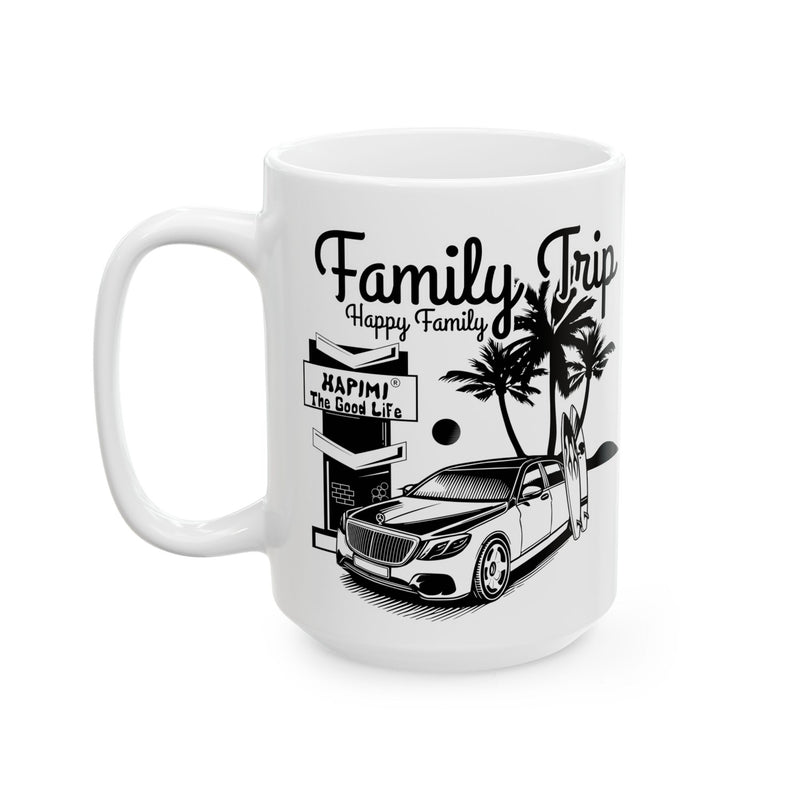 Family Trip Ceramic Coffee Mug – Sip in Style (11oz, 15oz)