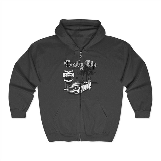 Family Trip Unisex Heavy Blend™ Full Zip Hooded Sweatshirt